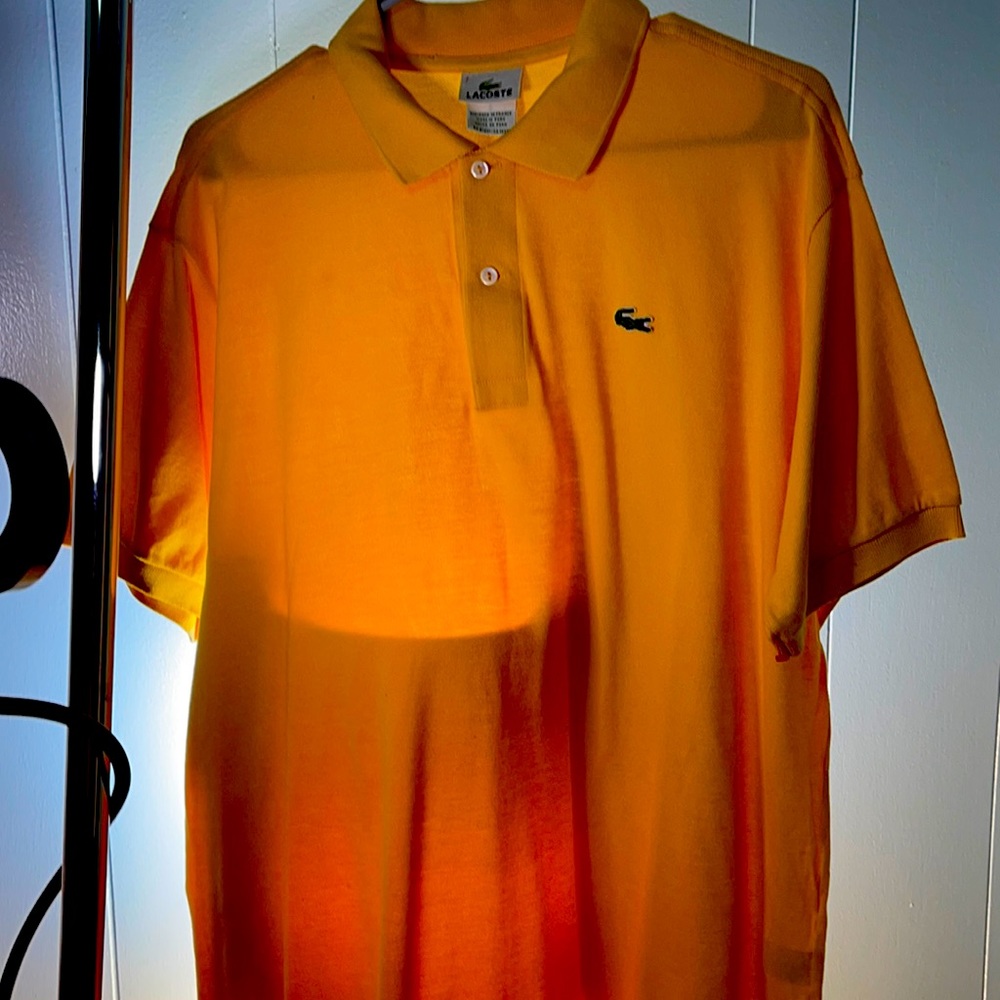 Lacoste’s shirt for men for yellow size 7
